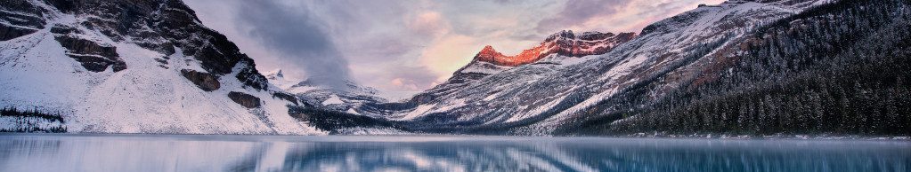 Image of Canadian mountains in Winter cc0