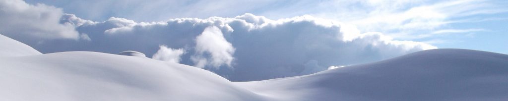 Image of clouds over snow cc0