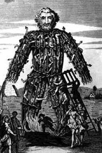 Image of Druid Wicker Man. PD-US Public Domain image