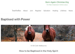 Image of a screenshot of the power baptism