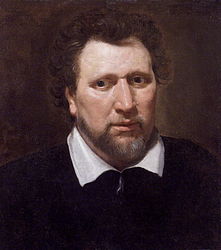 Ben Jonson painted by Abraham van Blyenberch Public Domain