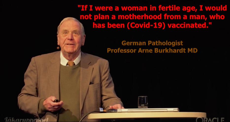 Professor Arne Burkhardt speaking in Sweden January 2023