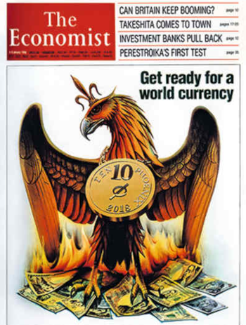 Image of the cover of The Economist magazine January 1988