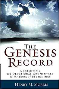 Image of the book, The Genesis Record by H. Morris