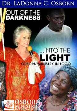 Image of Dr. LaDonna Osborn preaching Gospel in West Africa.