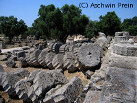 Image of the ruins at Olympia. Copyright Aschwin Prein Used by kind permission