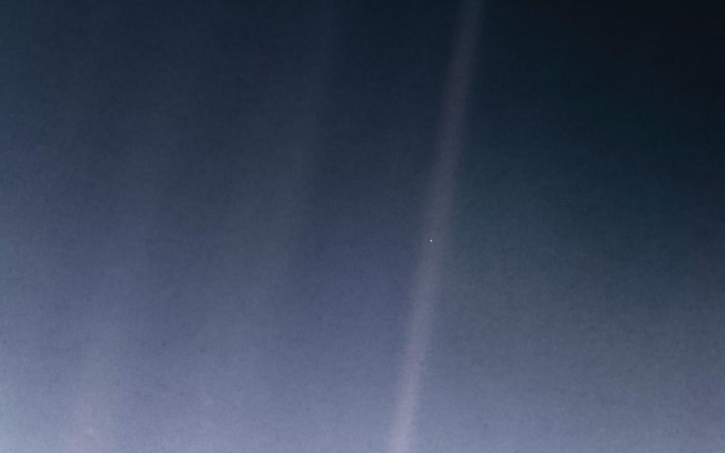 Pale Blue Dot Courtesy NASA/JPL-Caltech